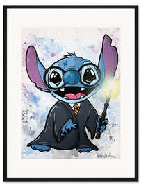 Gerahmter Kunstdruck Magischer Alien