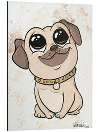 Cuadro de aluminio Little Pug