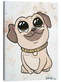 Canvas print Little Pug