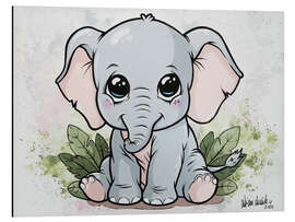 Magnettafel Baby Elefant