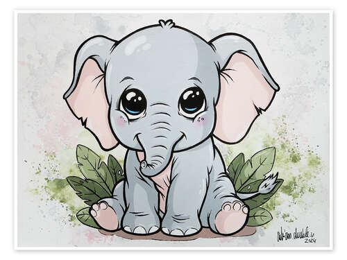 Poster Baby Elephant