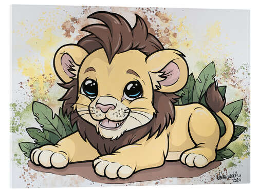 Akrylbillede Baby Lion