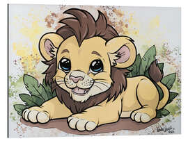 Cuadro de aluminio Baby Lion