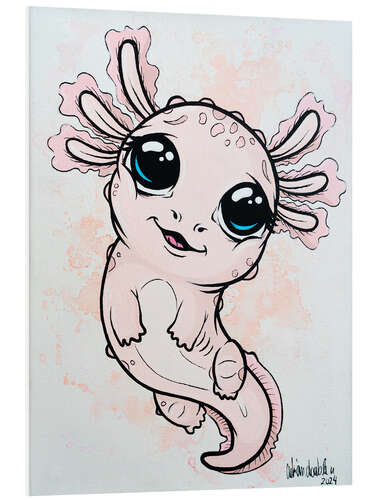 PVC print Little Axolotl