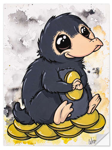 Muursticker Baby Platypus