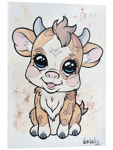 Akryylilasitaulu Baby Cow