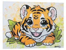 Foam board print Baby Tiger