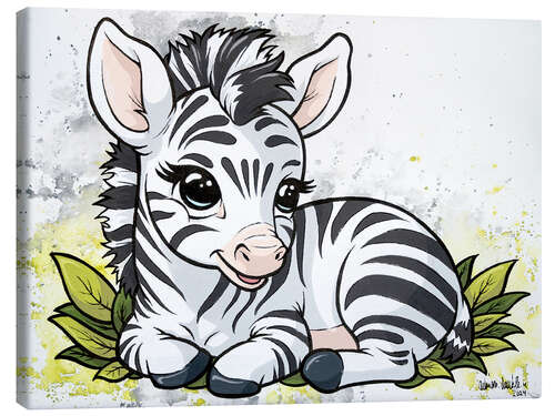 Canvas print Baby Zebra