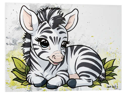 Foam board print Baby Zebra