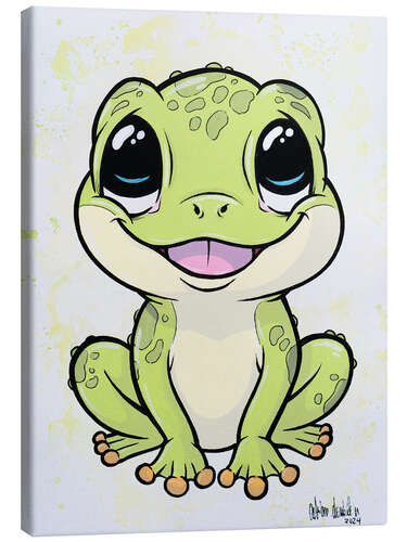 Canvas print Cute frog