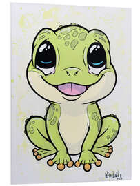 Quadro em PVC Cute frog