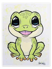 Poster Cute frog