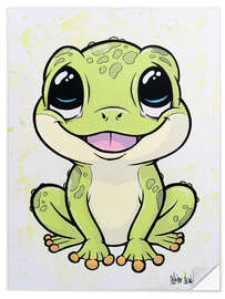 Wall sticker Cute frog