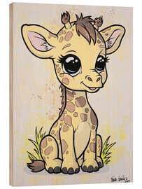 Puutaulu Baby Giraffe