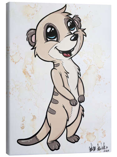 Canvas-taulu Happy Meerkat