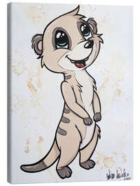 Canvas print Happy Meerkat