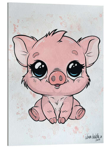 Galleritryk Piggy with sweet eyes