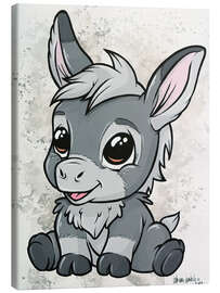 Canvas print Baby Donkey