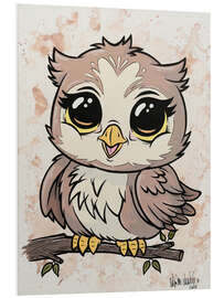 PVC print Little Owl