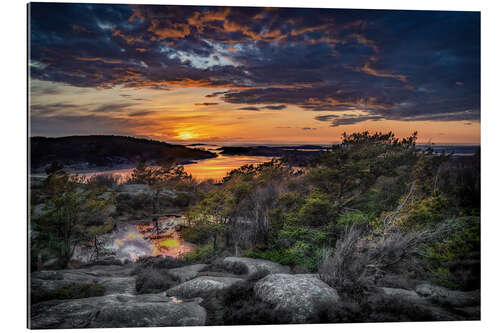 Galleriataulu Sunset in Sweden