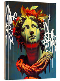 Wood print Vandal Iris