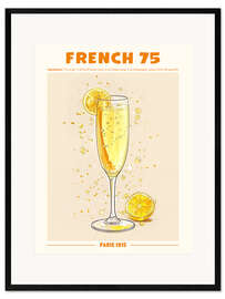 Kehystetty taidepainatus French 75, Paris 1915