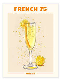 Poster French 75, Paris 1915