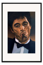 Gerahmter Kunstdruck Scarface