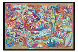 Gerahmter Kunstdruck Desert Trails