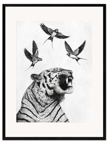 Framed art print Flight of the inner bird