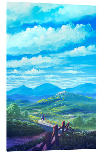 Tableau en verre acrylique The Journey