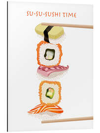 Magnettafel Sushi time