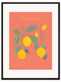 Gerahmter Kunstdruck Lemons
