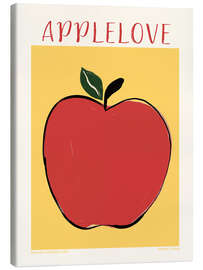 Canvas print Apple Love