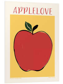 Foam board print Apple Love