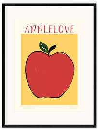 Framed art print Apple Love