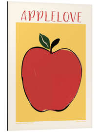 Magnettafel Apple Love