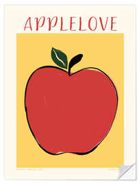 Sticker mural Apple Love