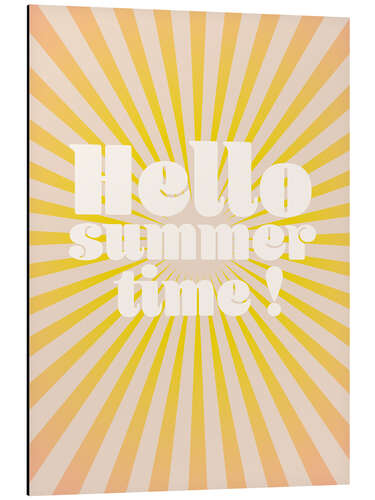 Tableau en aluminium Hello summertime!