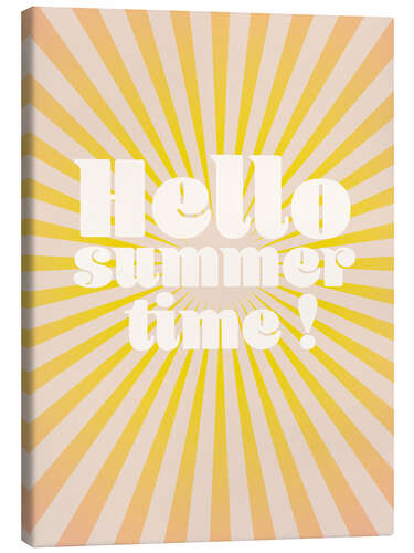 Canvas print Hello summertime!