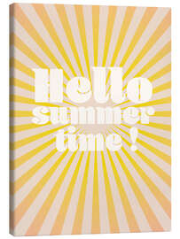 Canvas print Hello summertime!