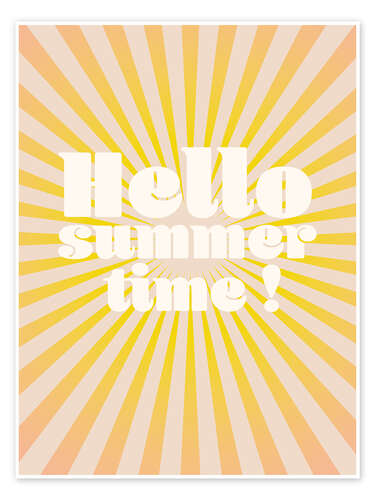 Poster Hello summertime!