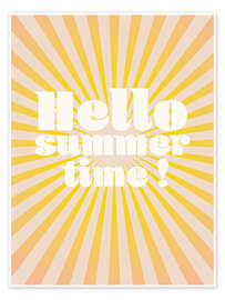 Poster Hello summertime!