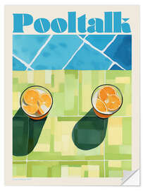 Vinilo para la pared Pooltalk