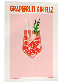 Akryylilasitaulu Grapefruit Gin Fizz