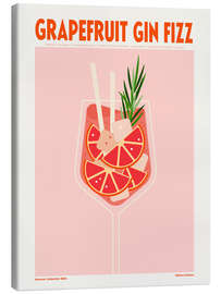 Canvas print Grapefruit Gin Fizz