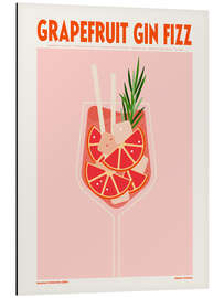 Magnettafel Grapefruit Gin Fizz