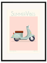 Gerahmter Kunstdruck Summer Vibes
