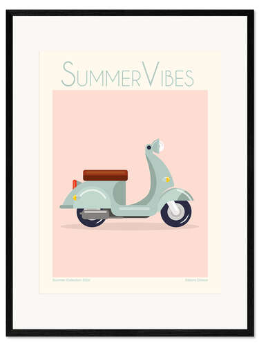 Gerahmter Kunstdruck Summer Vibes