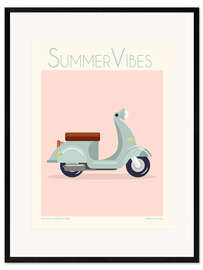 Kunsttryk i ramme Summer Vibes